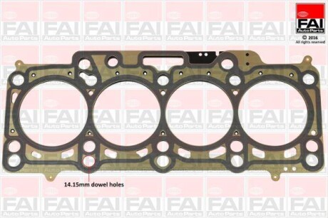 Gasket, cylinder head FAI AUTOPARTS Fischer HG1663A
