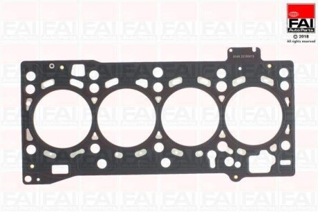 Прокладка ГБЦ 1.55mm (1отв.) VW GOLF 1.6TDI 13-20, VW PASSAT 1.6TDI 14- AUDI A3 1.6TDI 12-20 SKODA OCTAVIA 1.6TDI 12-20 Fischer HG1718 (фото 1)