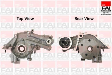 Pompa oleju FIAT PANDA (169) 1.1 (187A1000) FAI AUTOPARTS Fischer OP265