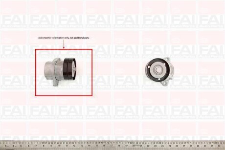 Натяжна планка паска поліклинового Daewoo/Opel 1,8/2,0 FAI AUTOPARTS Fischer T1009