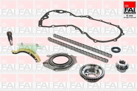 Комплект (блок) ГРМ, (цепь+шестерня+направл.) 1.8DI/TDCI 02-08 FAI AUTOPARTS Fischer TCK122