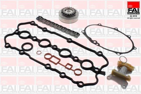 Комплект ГРМ (ланцюг + елементи).VAG FAI AUTOPARTS Fischer TCK127VVT