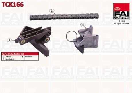 Ланцюг приводу кулачкового валу (набір) FAI AUTOPARTS Fischer TCK166