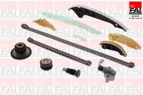 Комплект ГРМ (ланцюг + елементи) VW FAI AUTOPARTS Fischer TCK306NG