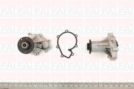 Водяна помпа DB W201/124/MB207-410/Sprinter/Vito OM601/602 1995- FAI AUTOPARTS Fischer WP1435