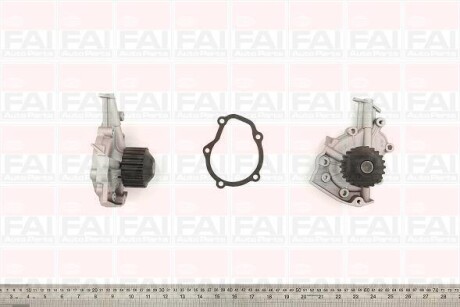 Водяна помпа Daewoo Tico 0.8 95- FAI AUTOPARTS Fischer WP6224