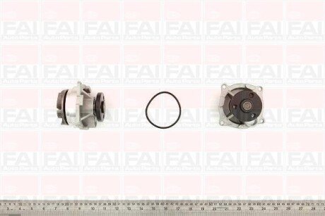 Водяна помпа Ford Focus/Mondeo 1,8I/2,0I 16V 98- Focus[USA] 2.0 DOHC 00-04 Fischer WP6249