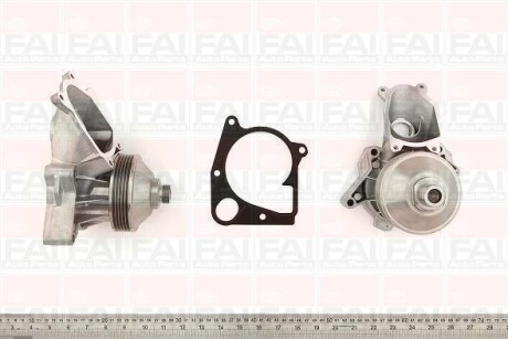 Водяна помпа BMW (E38/E39/E46/X5)/Land Rover/Opel Omega 2.5D/Dti/3.0D 1998- FAI AUTOPARTS Fischer WP6317