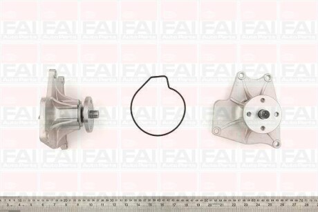 Водяна помпа Mitsubischi Pajero 2,8TD 3,2D FAI AUTOPARTS Fischer WP6371