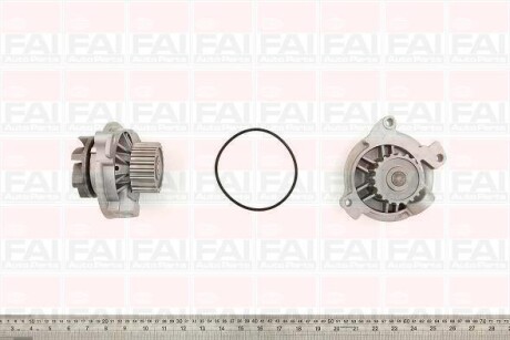 20 зуб. Водяна помпа VAG 2.5I, 2.5TDI 94- FAI AUTOPARTS Fischer WP6408