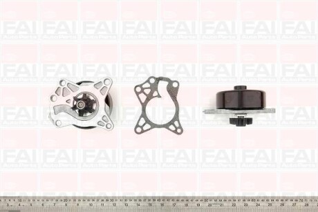 Водяна помпа PSA C1/107/Toyota Aygo/Yaris 1.0 05- FAI AUTOPARTS Fischer WP6443