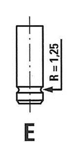 Клапан випускний PEUGEOT 3443/RCR EX FRECCIA R3443RCR