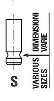 Клапан випускной MAZDA RF 3/5/6 2.0DI 98-10 FRECCIA R6416RNT