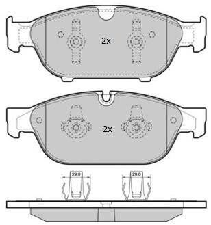 Колодки гальмівні FREMAX FBP-1852