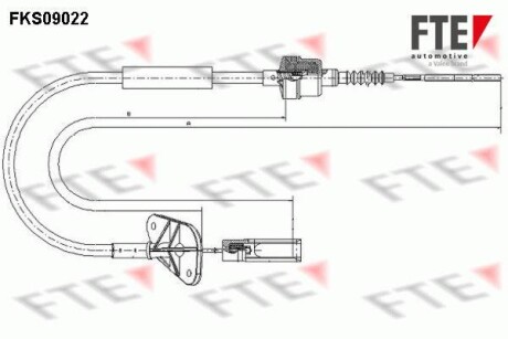 Трос зчеплення FTE FKS09022