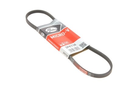 Ремінь Gates 3PK738