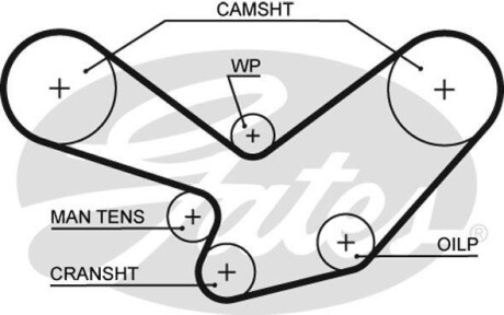 Ремень ГРМ Gates 5098XS