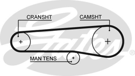 Ремень ГРМ Gates 5116