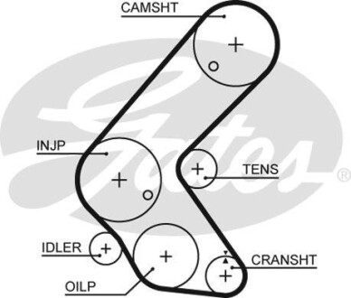 Ремень ГРМ Gates 5679XS