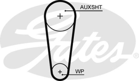 PASEK ROZRZ AUDI A1/A3/Q3/SEAT IBIZA/MII/VW UP/POLO/GOLF VII 1,0/1,2/1,4/1,6 14- Gates 5682XS