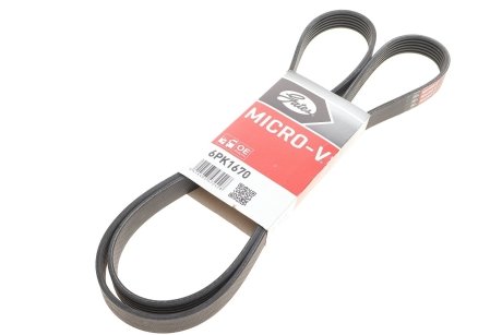 Ремінь Gates 6PK1670