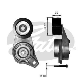 Натяжной ролик, поликлиновой ремень Gates T38581