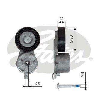 Ролик натяжний Gates T39141