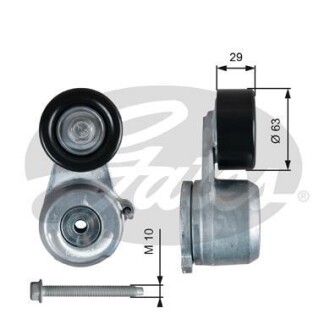 ROLKA NAPIN PAS KLIN OPEL ASTRA J/INSIGNIA/CASCADA/ZAFIRA 1,6 13- Gates T39360 (фото 1)