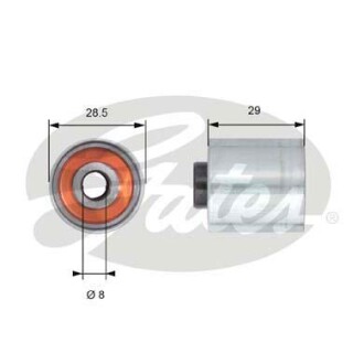 Ролик направляючий Gates T42148