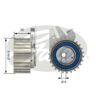 Натяжний ролик, ремінь ГРМ Gates T43042