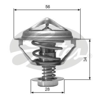 Термостат, охлаждающая жидкость Gates TH05682G1