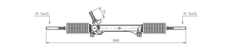 Рулевой механизм GENERAL RICAMBI PE4040