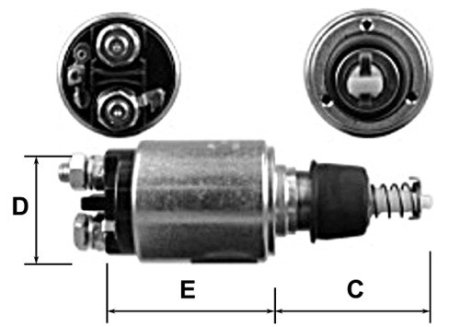 Втягуюче реле стартера GHIBAUDI MARIO E3588