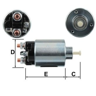 Втягуюче реле стартера GHIBAUDI MARIO E5365