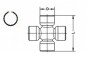 Крестовина GKN (Lobro) U110L (фото 2)