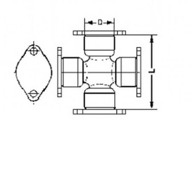 Крестовина GKN (Lobro) U400