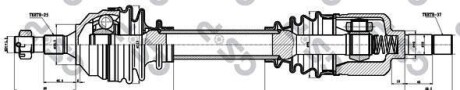 Привідний вал GSP 210268