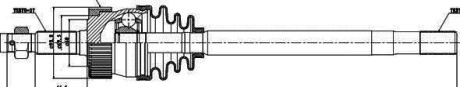 Приводной вал GSP 216003