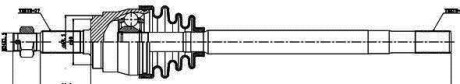 Привідний вал GSP 216012 (фото 1)