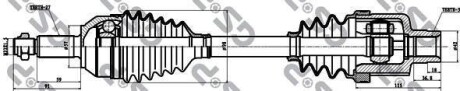 Привідний вал GSP 218005