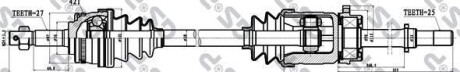 Привідний вал GSP 241024 (фото 1)