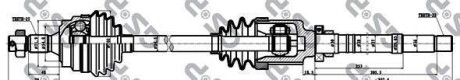 Привідний вал GSP 245014 (фото 1)
