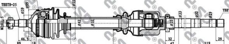 Приводной вал GSP 245108