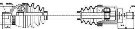 Приводной вал GSP 299120