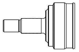 ШРКШ зовн. 25z/25z/56,1mm SAAB 900 I 2.0/2.1 09.79-06.94 GSP 852004