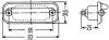 Підсвітка номерного знака HELLA 2KA001378041 (фото 2)