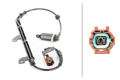 NISSAN Датчик ABS задній MAXIMA 3.0 00- HELLA 6PU 230 040-491