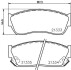 Комплект гальмівних колодок, дискове гальмо HELLA 8DB 355 005-711 (фото 2)