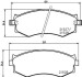 Комплект тормозных колодок, дисковый механизм HELLA 8DB 355 006-421 (фото 2)