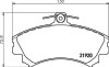 Комплект тормозных колодок, дисковый механизм HELLA 8DB355006701 (фото 2)